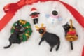 シャノアール限定のフィギュア「ふちねこ」たちがクリスマスバージョンで登場！全部で5種類