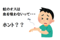 血を吸う事で嫌われている「蚊」・・・実はオスは人畜無害ってホント?