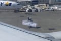 「空港も飛行機の中もガラガラだったけど･･･」整備士が持っていたメッセージに感動