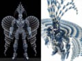 大量の洗濯バサミでロボットを作ったらどうなるか?CGで表現したら圧倒的なラスボス感!