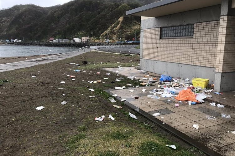 「もう積丹に来ないでくれ」自粛期間中にも関わらずGWに釣りやキャンプに来てこの惨状･･･