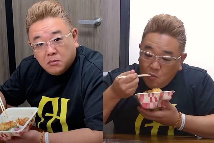 50万再生突破！サンドウィッチマン伊達が天丼を食べるだけの動画に謎の中毒性(笑)