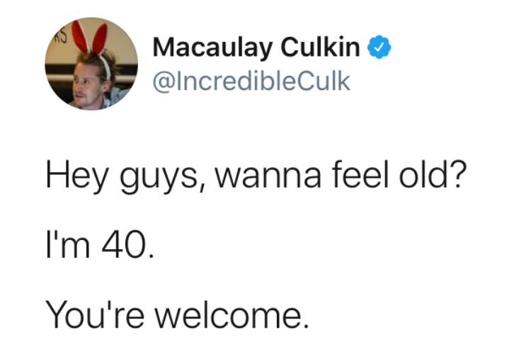 『ホーム・アローン』の子役が40歳！？マコーレー・カルキンの投稿に世界中が老いを実感