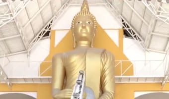 自動化！？タイの寺院で行われている現代風なお賽銭のあげ方にニヤリ