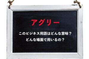 ビジネス用語としての「アグリー」とはどんな意味？不細工って意味じゃないの？