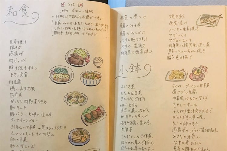 食べたい物を聞くと「分からない」という夫に向けて作ったメニュー表が凄い！