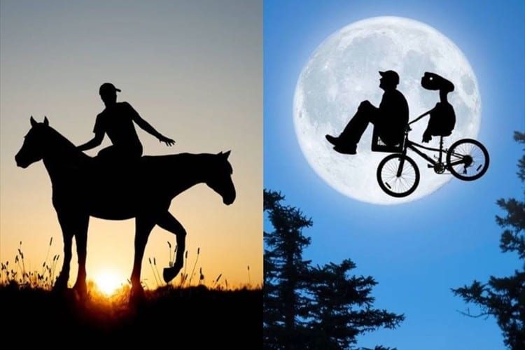 なんて不思議な世界観･･･段ボールと夕日だけで創る影絵が素晴らしいと話題に！