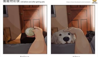 世界が共感!ペットを飼うと訪れる変化あるあるのイラストがわかりみ!