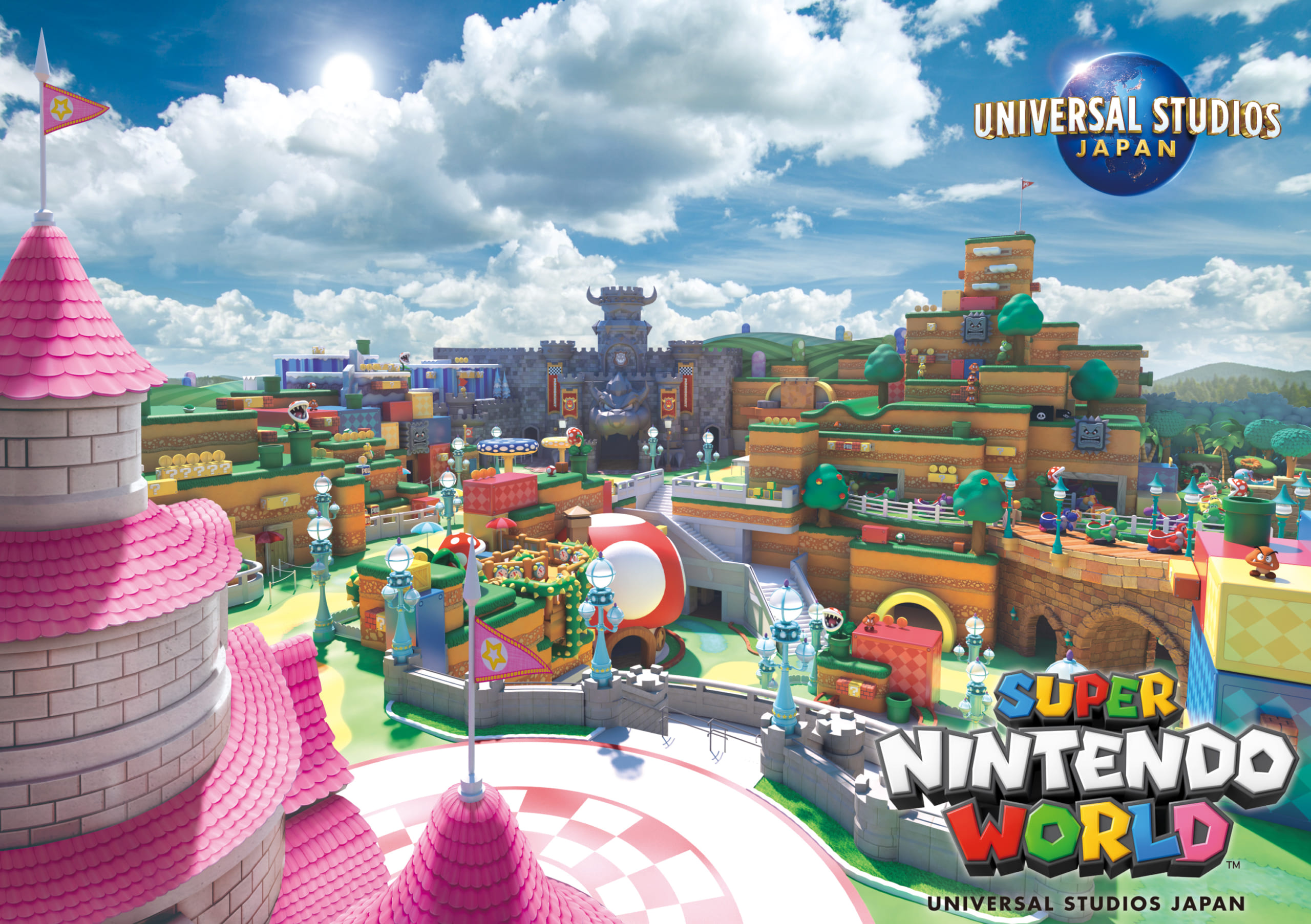 世界初!USJに任天堂をテーマにしたエリア『SUPER NINTENDO WORLD』2021年春開業!