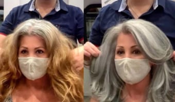 白髪染めはもういらない?美しいグレイヘアをつくり出す美容師のインスタが海外で大人気に!