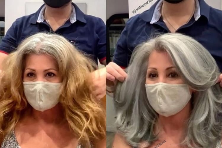 白髪染めはもういらない？美しいグレイヘアをつくり出す美容師のインスタが海外で大人気に！