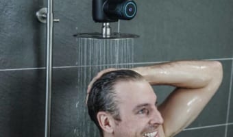 浴室で充電なしで音楽が聴ける！“シャワーの水力で発電して稼働するスピーカー”が斬新！