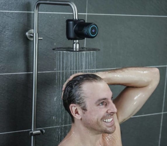 浴室で充電なしで音楽が聴ける！“シャワーの水力で発電して稼働するスピーカー”が斬新！