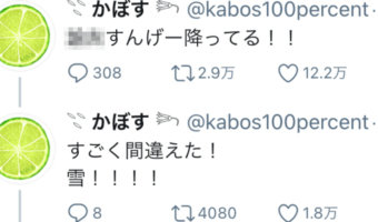 「○○すんげー降ってる！！」思いもよらず書き間違いでバズっちゃったツイート集！こんなん笑うわ