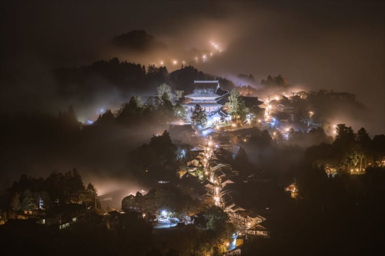 雨の日に現れた風景が幻のようで感動した･･･奈良県吉野山で撮影した幻想的な写真に反響！