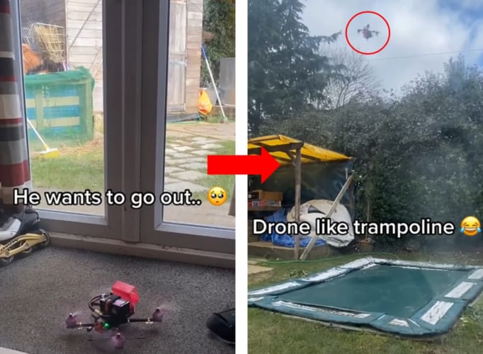 まるでペット！？ドローンを生き物のように扱う映像が面白い♪