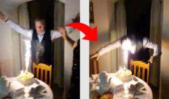 あわや大惨事!お誕生日のお爺ちゃんにこの後起きた悲劇とは!?