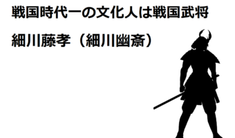 細川幽斎こと細川藤孝、戦国時代一の文化人と言われるだけあって、その才能が恵まれすぎている!