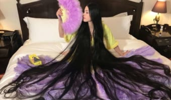 まるで『ラプンツェル』のよう・・・自身の身長よりも長く美しい髪をもつダンサーが話題に!