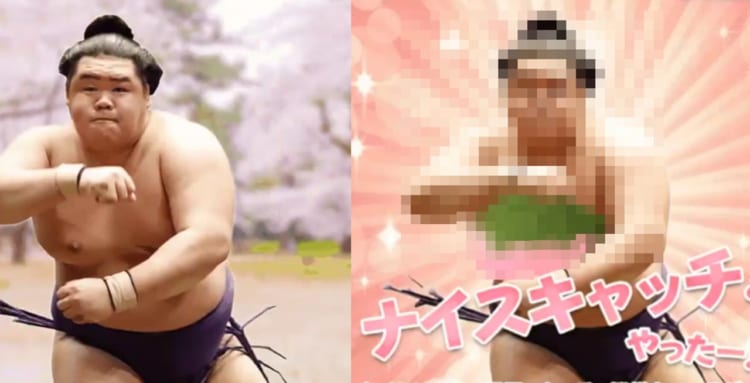 日本相撲協会が提案する「桜餅キャッチゲーム」がユーモア満点で面白い！