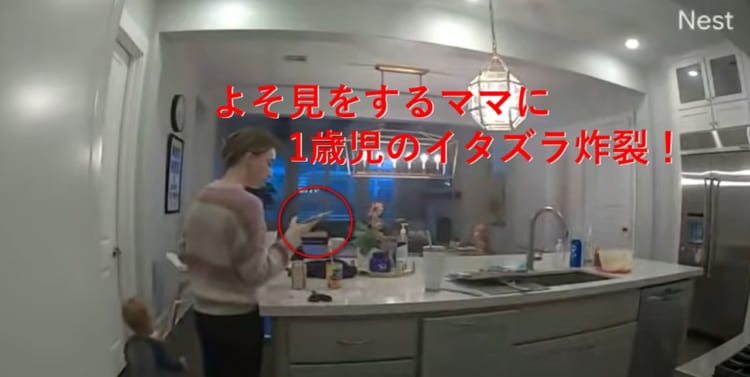 この年齢で既に策士！赤ちゃんによるイタズラが見事に炸裂！