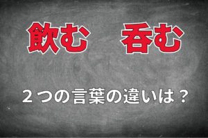 【のむ】「飲む」と「呑む」の違いは？お酒は飲む？それとも呑むなの？