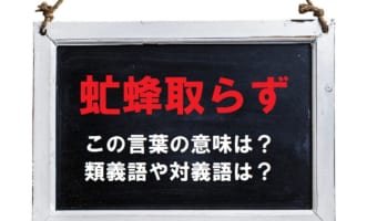 「虻蜂取らず」とはどういう意味?類義語に対義語もご紹介!