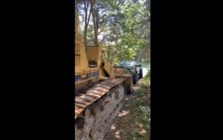 舗装されていない道の途中で停まる車、それは予想外の「かわいい存在」が理由だった！