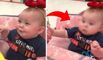 オモチャを持って行かないで！とある赤ちゃんの人生初めての「焦り」の感情が面白い！