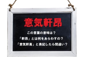勢い盛んや元気な様子を意味する「意気軒昂」の「軒昂」ってなに？類義語や対義語は？