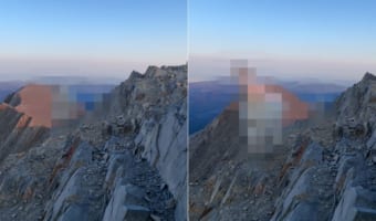 自分以外には誰もいないと思われた絶景が広がる山頂。そこでは意外な出会いが待っていました!