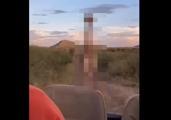 アフリカでサファリツアーを堪能していた観光客。彼らを穏やかなイメージのある動物が襲い掛かってきました！！