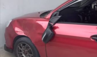 何者かによって愛車がボコボコに!カメラが捉えた犯行後に逃げる想定外の犯人とは!?