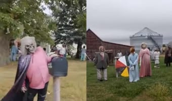 そんなまさか?!ドライブ中に通りがかった農場が・・・ゾンビや化け物に占拠されている?!?!?!