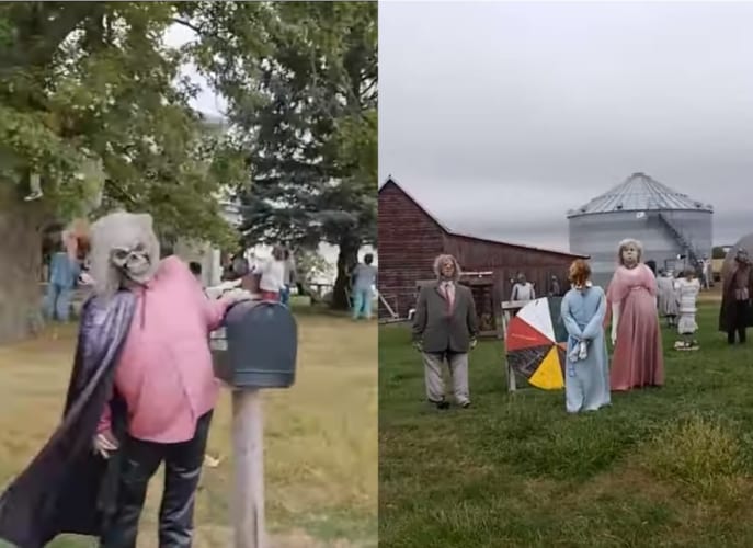 そんなまさか？！ドライブ中に通りがかった農場が・・・ゾンビや化け物に占拠されている？！？！？！