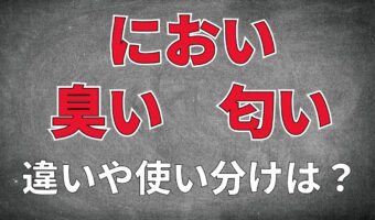 【におい】「臭い」と「匂い」の違いは何?どうやって使い分けをするの?