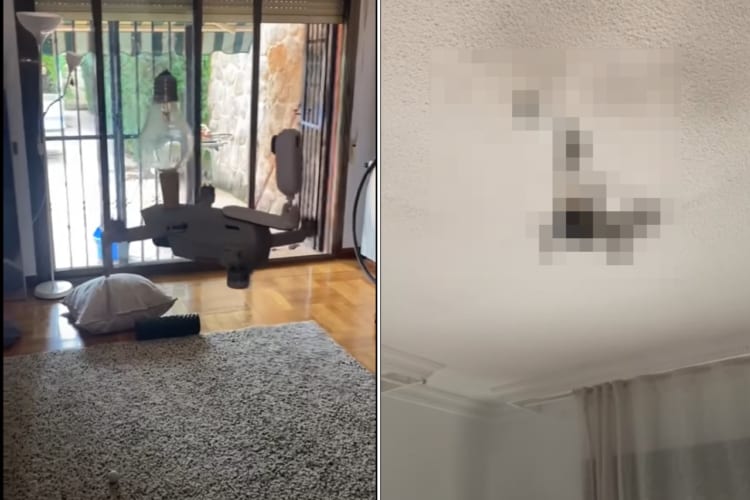 なんてスゴい操縦テクニックなんだ！なんとドローンを使用して電球をソケットに装着させました！！