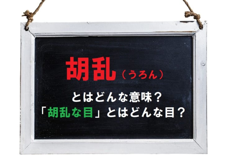 「胡乱（うろん）」とはどのような意味？その用い方や由来は？「胡乱な目」が指す状況も解説！！