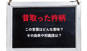 「昔取った杵柄」とはどんな意味?「杵柄」ってそもそもなんのこと?