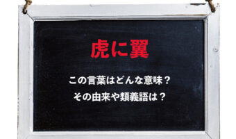 「虎に翼」とはどんな意味?その由来や類義語は？