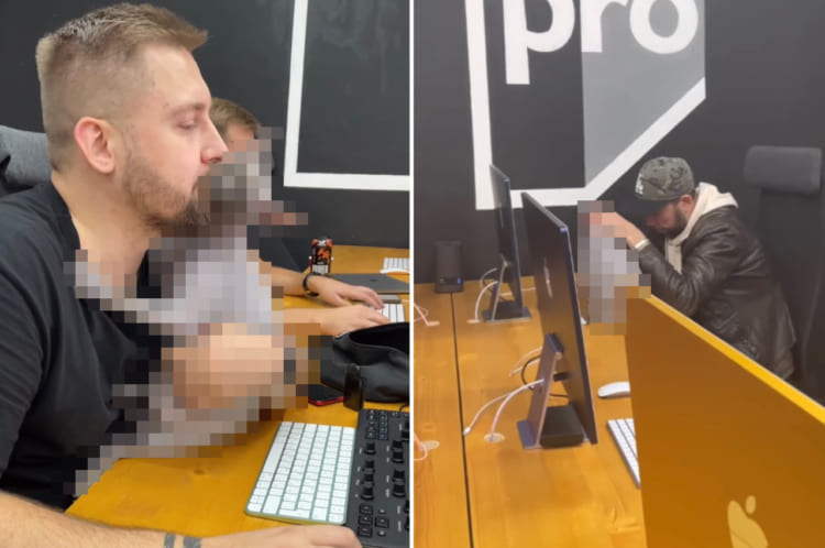 会社に愛猫を連れて行った結果、飼い主さんはとても微笑ましい光景を目撃しました