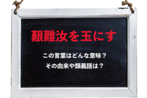 「艱難汝を玉にす」とはどんな意味の言葉？その由来は外国語のことわざにある？！