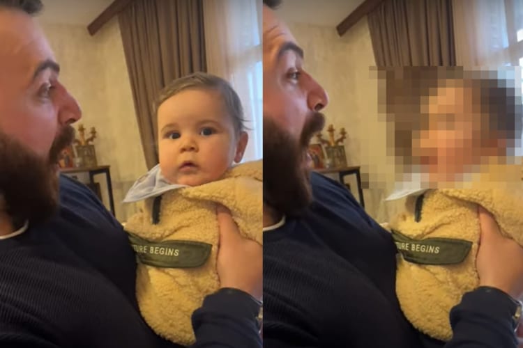 赤ちゃんの特技は「パパの顔真似」？！パパの変顔だって、秒でマネしちゃいます！！