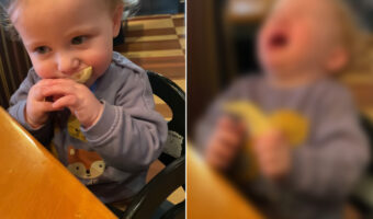 レモンを初めて口にした赤ちゃん。意外に平気そう?と思いきや・・・、ドラマチックなリアクションが飛び出しました!!