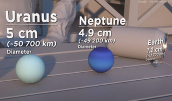 もしも地球が1.2㎝の球だとしたら太陽は約1.4ｍ！では銀河は？宇宙の壮大さに圧倒される動画がスゴイ！