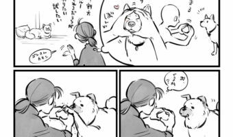 愛犬の前に手で輪っかを作ったら・・・。飼い主の思惑とは違う動きを見せたが、それはそれで愛おしい！