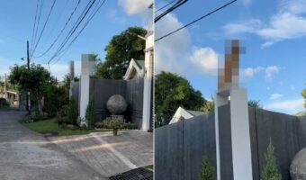 なんの変哲もない外国の住宅街？いいえ、なぜかオブジェになりきって台座に座っている子がいるではないですか！！【海外・動画】