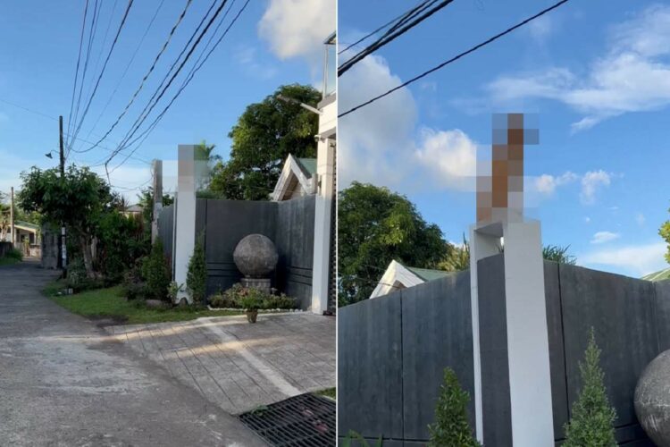 なんの変哲もない外国の住宅街？いいえ、なぜかオブジェになりきって台座に座っている子がいるではないですか！！【海外・動画】