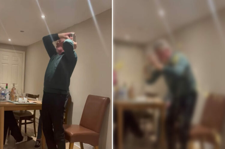 カクテル作りを実演するつもりが・・・。バーテンダーの如くシェイカーを振った男性に、予期せぬハプニングが！！【海外・動画】