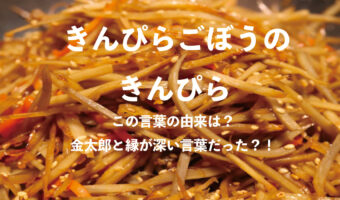 きんぴらごぼうなどの料理名で使われる「きんぴら」。この名前は昔話の金太郎の息子から!